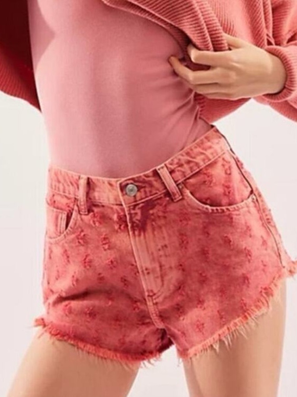 Free People Jean Shorts